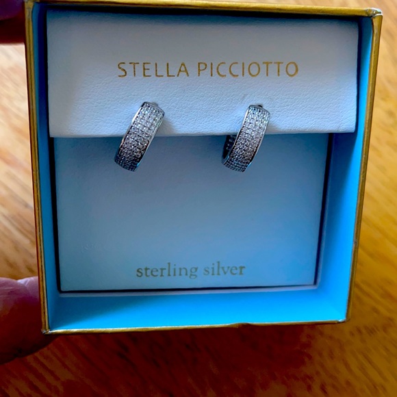 Stella Picciotto sterling silver small hoops - Picture 1 of 3